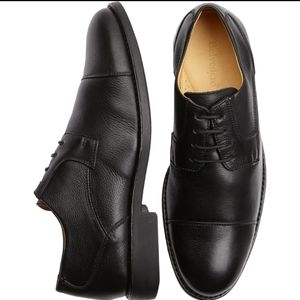 NWT Mens Belvedere Duke Black Cap Toe Shoes Size 12